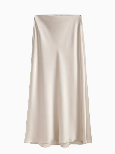 Golden Hour Satin Skirt